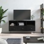 Schwarzer TV-Schrank aus Holzwerkstoff, 102 x 36 x 50 cm von vidaXL, TV-Möbel - Ref: Foro24-829029, Preis: 79,65 €, Rabatt: %