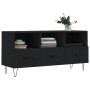 Schwarzer TV-Schrank aus Holzwerkstoff, 102 x 36 x 50 cm von vidaXL, TV-Möbel - Ref: Foro24-829029, Preis: 79,65 €, Rabatt: %