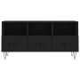 Black engineered wood TV cabinet 102x36x50 cm by vidaXL, TV Furniture - Ref: Foro24-829029, Price: 79,65 €, Discount: %