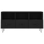 Black engineered wood TV cabinet 102x36x50 cm by vidaXL, TV Furniture - Ref: Foro24-829029, Price: 78,70 €, Discount: %