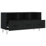 Schwarzer TV-Schrank aus Holzwerkstoff, 102 x 36 x 50 cm von vidaXL, TV-Möbel - Ref: Foro24-829029, Preis: 79,65 €, Rabatt: %