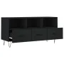 Schwarzer TV-Schrank aus Holzwerkstoff, 102 x 36 x 50 cm von vidaXL, TV-Möbel - Ref: Foro24-829029, Preis: 78,70 €, Rabatt: %