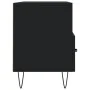 Black engineered wood TV cabinet 102x36x50 cm by vidaXL, TV Furniture - Ref: Foro24-829029, Price: 78,70 €, Discount: %