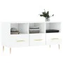 Hochglanzweißer TV-Schrank aus Sperrholz, 102 x 36 x 50 cm von vidaXL, TV-Möbel - Ref: Foro24-829022, Preis: 85,08 €, Rabatt: %