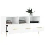 Hochglanzweißer TV-Schrank aus Sperrholz, 102 x 36 x 50 cm von vidaXL, TV-Möbel - Ref: Foro24-829022, Preis: 85,08 €, Rabatt: %