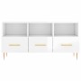 Hochglanzweißer TV-Schrank aus Sperrholz, 102 x 36 x 50 cm von vidaXL, TV-Möbel - Ref: Foro24-829022, Preis: 86,10 €, Rabatt: %