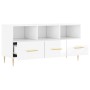 Hochglanzweißer TV-Schrank aus Sperrholz, 102 x 36 x 50 cm von vidaXL, TV-Möbel - Ref: Foro24-829022, Preis: 86,10 €, Rabatt: %