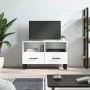 Mueble de TV madera contrachapada blanco brillo 80x36x50 cm de vidaXL, Muebles TV - Ref: Foro24-828998, Precio: 61,55 €, Desc...