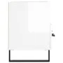 Glänzend weißer Sperrholz-TV-Schrank 80x36x50 cm von vidaXL, TV-Möbel - Ref: Foro24-828998, Preis: 61,55 €, Rabatt: %