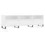 Weißer TV-Schrank aus Sperrholz, 150 x 30 x 44,5 cm von vidaXL, TV-Möbel - Ref: Foro24-831300, Preis: 74,06 €, Rabatt: %