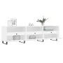Weißer TV-Schrank aus Sperrholz, 150 x 30 x 44,5 cm von vidaXL, TV-Möbel - Ref: Foro24-831300, Preis: 73,40 €, Rabatt: %