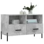 Concrete gray plywood TV cabinet 80x36x50 cm by vidaXL, TV Furniture - Ref: Foro24-828984, Price: 51,53 €, Discount: %