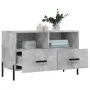 Concrete gray plywood TV cabinet 80x36x50 cm by vidaXL, TV Furniture - Ref: Foro24-828984, Price: 51,53 €, Discount: %