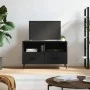 Mueble para TV madera contrachapada negro 80x36x50 cm de vidaXL, Muebles TV - Ref: Foro24-828989, Precio: 67,29 €, Descuento: %