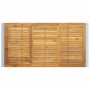 Conjunto de Comedor de Jardín 7 pcs Gris y marrón