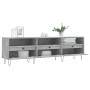 Mueble de TV madera contrachapada gris hormigón 150x30x44,5 cm de vidaXL, Muebles TV - Ref: Foro24-831280, Precio: 85,93 €, D...