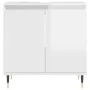 Glossy white engineered wood bathroom cabinet 58x33x60 cm by vidaXL, bathroom vanities - Ref: Foro24-831574, Price: 49,02 €, ...