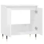 Glossy white engineered wood bathroom cabinet 58x33x60 cm by vidaXL, bathroom vanities - Ref: Foro24-831574, Price: 49,02 €, ...
