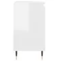 Glossy white engineered wood bathroom cabinet 58x33x60 cm by vidaXL, bathroom vanities - Ref: Foro24-831574, Price: 49,02 €, ...