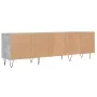 Concrete gray plywood TV cabinet 150x30x44.5 cm by vidaXL, TV Furniture - Ref: Foro24-831280, Price: 84,70 €, Discount: %
