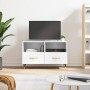 Glänzend weißer Sperrholz-TV-Schrank 80x36x50 cm von vidaXL, TV-Möbel - Ref: Foro24-828950, Preis: 47,84 €, Rabatt: %