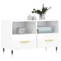 Glänzend weißer Sperrholz-TV-Schrank 80x36x50 cm von vidaXL, TV-Möbel - Ref: Foro24-828950, Preis: 47,84 €, Rabatt: %