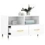 Glänzend weißer Sperrholz-TV-Schrank 80x36x50 cm von vidaXL, TV-Möbel - Ref: Foro24-828950, Preis: 47,84 €, Rabatt: %