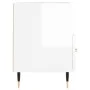Glänzend weißer Sperrholz-TV-Schrank 80x36x50 cm von vidaXL, TV-Möbel - Ref: Foro24-828950, Preis: 47,84 €, Rabatt: %