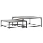 Stackable coffee tables 2 pieces Sonoma gray engineered wood by vidaXL, Coffee table - Ref: Foro24-832821, Price: 80,19 €, Di...