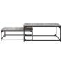 Stackable coffee tables 2 pieces Sonoma gray engineered wood by vidaXL, Coffee table - Ref: Foro24-832821, Price: 80,19 €, Di...