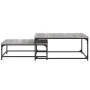 Stackable coffee tables 2 pieces Sonoma gray engineered wood by vidaXL, Coffee table - Ref: Foro24-832821, Price: 76,31 €, Di...