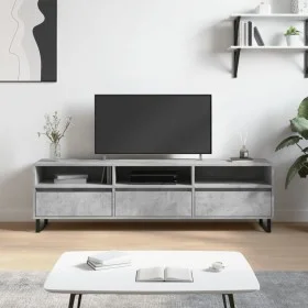 TV-Schrank aus betongrauem Sperrholz, 150 x 30 x 44,5 cm von vidaXL, TV-Möbel - Ref: Foro24-831304, Preis: 96,27 €, Rabatt: %