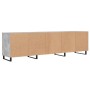 Mueble de TV madera contrachapada gris hormigón 150x30x44,5 cm de vidaXL, Muebles TV - Ref: Foro24-831304, Precio: 97,73 €, D...
