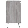 Sonoma grauer Badezimmerschrank aus Holzwerkstoff, 58 x 33 x 60 cm von vidaXL, Badezimmerwaschtische - Ref: Foro24-831586, Pr...