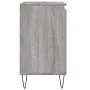 Sonoma gray engineered wood bathroom cabinet 58x33x60 cm by vidaXL, bathroom vanities - Ref: Foro24-831586, Price: 42,14 €, D...