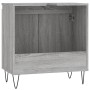 Sonoma grauer Badezimmerschrank aus Holzwerkstoff, 58 x 33 x 60 cm von vidaXL, Badezimmerwaschtische - Ref: Foro24-831586, Pr...