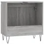 Sonoma gray engineered wood bathroom cabinet 58x33x60 cm by vidaXL, bathroom vanities - Ref: Foro24-831586, Price: 42,14 €, D...