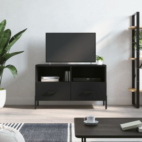 Sperrholz TV-Möbel schwarz 80x36x50 cm von vidaXL, TV-Möbel - Ref: Foro24-828981, Preis: 71,23 €, Rabatt: %