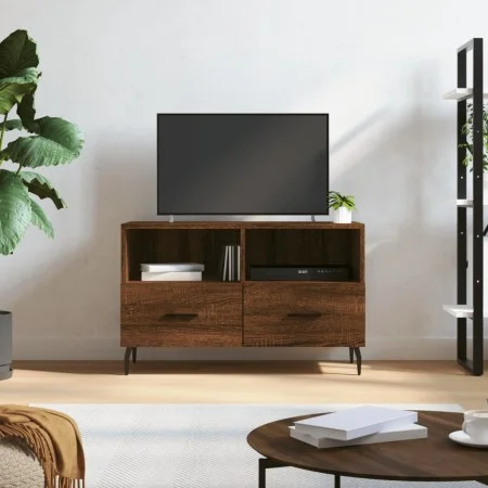 TV-Möbel Sperrholz Eiche braun 80x36x50 cm von vidaXL, TV-Möbel - Ref: Foro24-828995, Preis: 68,75 €, Rabatt: %