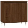 Armario de baño madera de ingeniería marrón roble 58x33x60 cm de vidaXL, Tocadores de baño - Ref: Foro24-831579, Precio: 42,5...