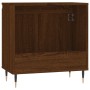 Armario de baño madera de ingeniería marrón roble 58x33x60 cm de vidaXL, Tocadores de baño - Ref: Foro24-831579, Precio: 43,0...