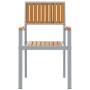 Silla de Jardín 6 pcs Marrón 56 x 57 x 87cm