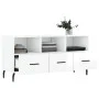 Sperrholz TV-Möbel glänzend weiß 102x36x50 cm von vidaXL, TV-Möbel - Ref: Foro24-829054, Preis: 61,52 €, Rabatt: %