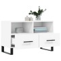 Weißer TV-Schrank aus Sperrholz, 80 x 36 x 50 cm von vidaXL, TV-Möbel - Ref: Foro24-828996, Preis: 70,22 €, Rabatt: %