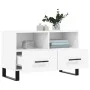 White plywood TV cabinet 80x36x50 cm by vidaXL, TV Furniture - Ref: Foro24-828996, Price: 69,35 €, Discount: %