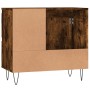 Badezimmerschrank aus geräuchertem Eichensperrholz, 65 x 33 x 60 cm von vidaXL, Badezimmerwaschtische - Ref: Foro24-831609, P...