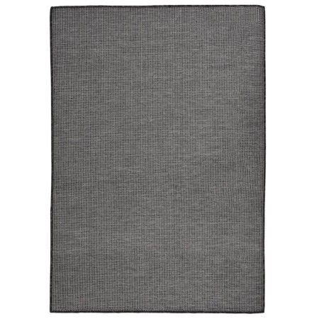 Alfombra de exterior de tejido plano gris 140x200 cm de vidaXL, Alfombras - Ref: Foro24-340776, Precio: 65,04 €, Descuento: %