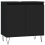 Schwarzer Badezimmerschrank aus Holzwerkstoff, 58 x 33 x 60 cm von vidaXL, Badezimmerwaschtische - Ref: Foro24-831581, Preis:...