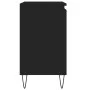 Black engineered wood bathroom cabinet 58x33x60 cm by vidaXL, bathroom vanities - Ref: Foro24-831581, Price: 50,46 €, Discoun...