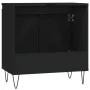 Black engineered wood bathroom cabinet 58x33x60 cm by vidaXL, bathroom vanities - Ref: Foro24-831581, Price: 50,46 €, Discoun...